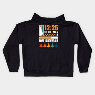 fort lauderdale christmas Kids Hoodie